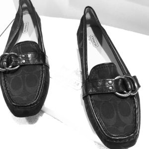 Original Coach black loafers